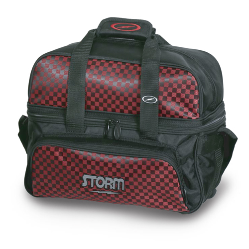 Storm Deluxe Double Bag (Black/Red Checkered)
